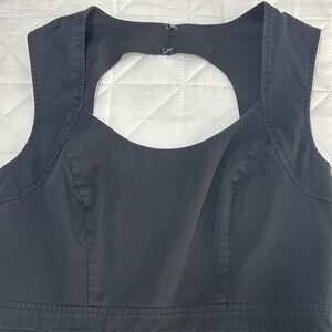 Ann Taylor Black Sleeveless Cutout Dress